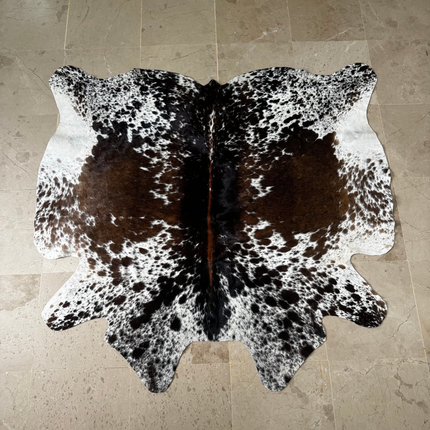 Tricolor Cowhide Rug Home Decor Cowhide Kingdom