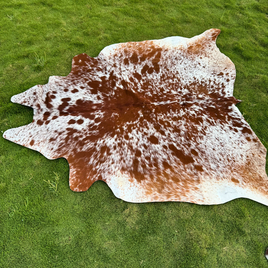 Amazing Tricolor Cowhide Rug Cowhide Kingdom