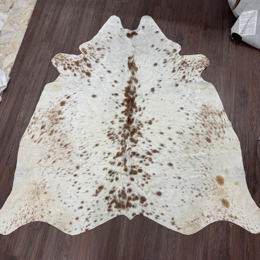 Handmade Cowhide Rug Tricolour | 100% Natural Hair-On Cowhide | Real Leather Living Room Rug — See Your Rug Before Free Shipping