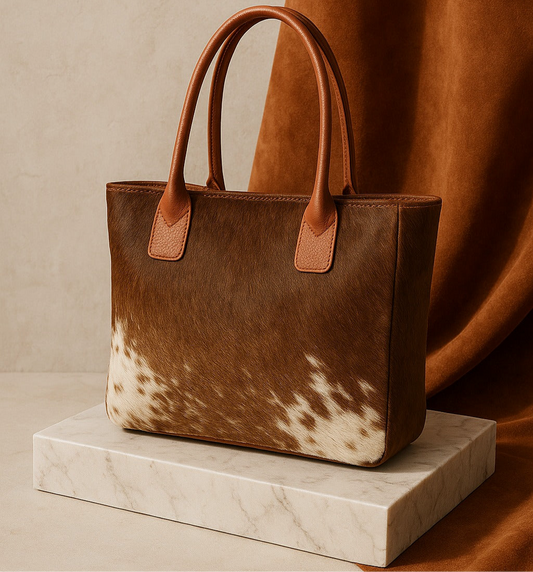 (Copy) Real Leather COWHIDE TOTE BAG Cowhide Kingdom