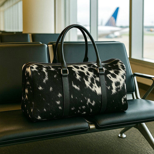 Cowhide Duffel Bag | Travel Bag Cowhide Kingdom