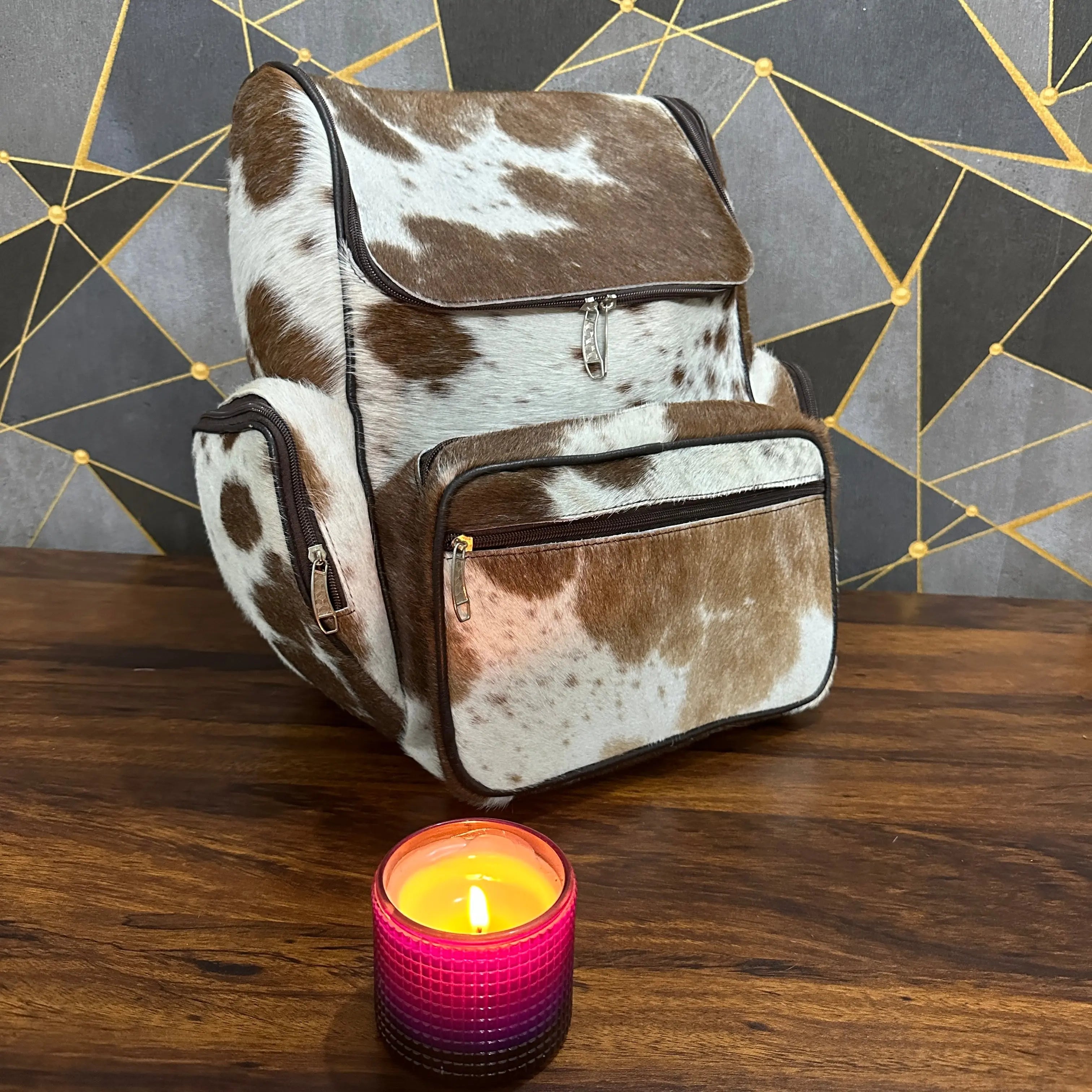 diamond cowhide leather backpack Handmade Bag Reel Model:#4 Opti Creek newarrival_20260629 or attach the leather Leather Briefcase Backpack -