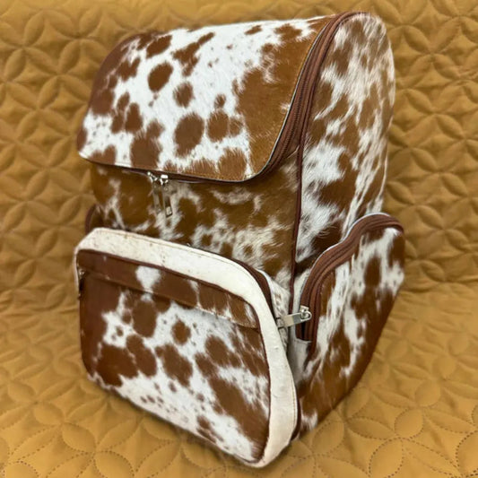 Cowhide Backpack Bag Travel Bag Cowhide Kingdom