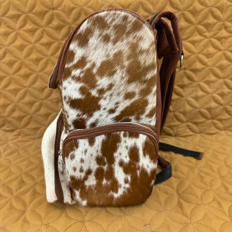 Cowhide Backpack Bag Travel Bag Cowhide Kingdom