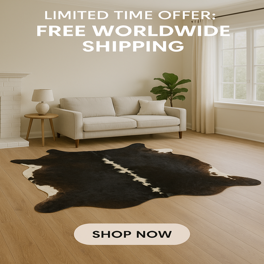 Natural-Cowhide-Rugs-Eco-Friendly-Leather-Home-Décor Cowhide Kingdom