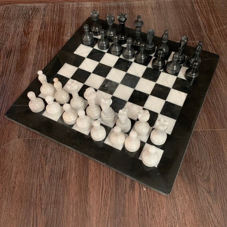 Handmade-Marble-Chess-Set-A-Timeless-Treasure-for-Your-Home Cowhide Kingdom