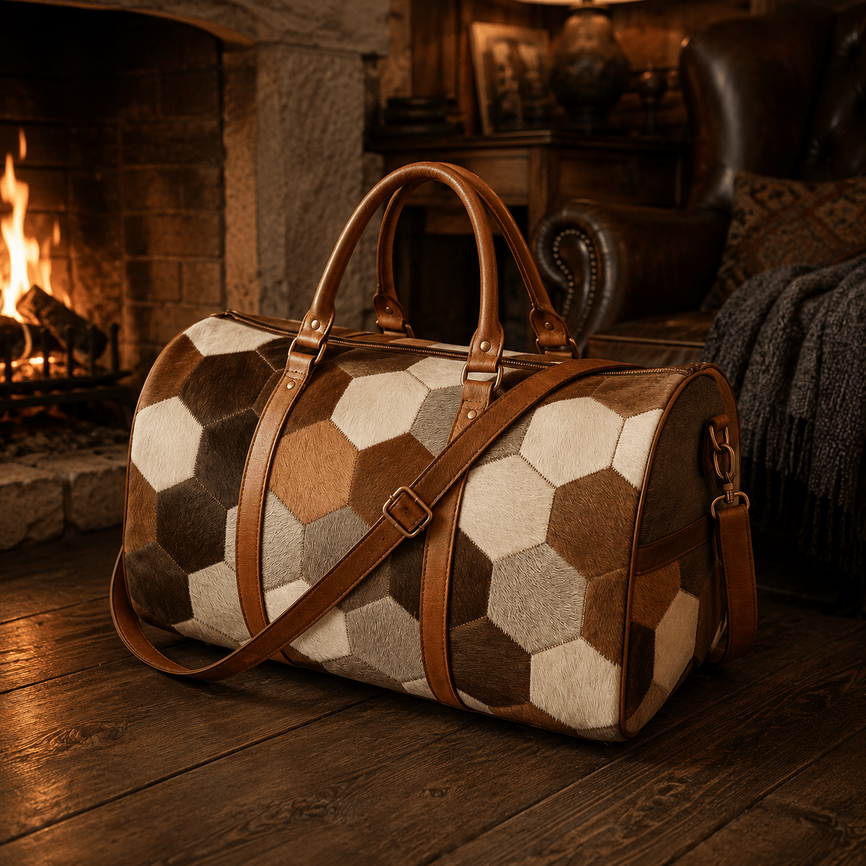 Cowhide Duffle Bag - Cowhide Kingdom