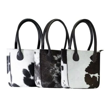 Handmade Cowhide Tote Bag - Cowhide Kingdom