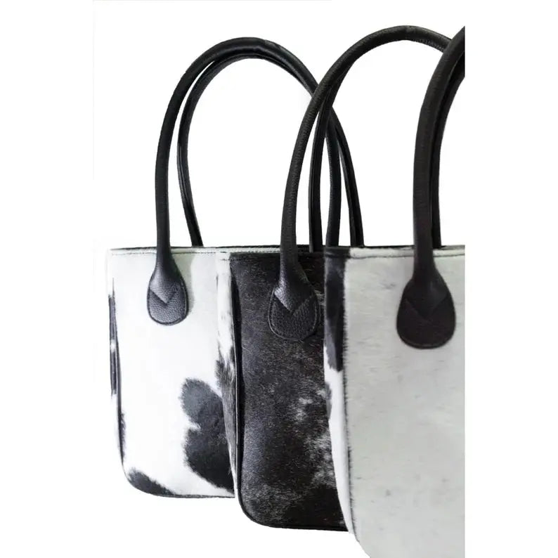 Handmade Cowhide Tote Bag - Cowhide Kingdom