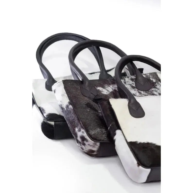 Handmade Cowhide Tote Bag - Cowhide Kingdom