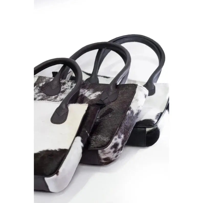 Handmade Cowhide Tote Bag - Cowhide Kingdom