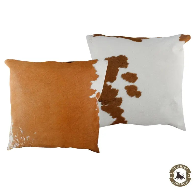 Real Cowhide Pillow Covers Set - Cowhide Kingdom