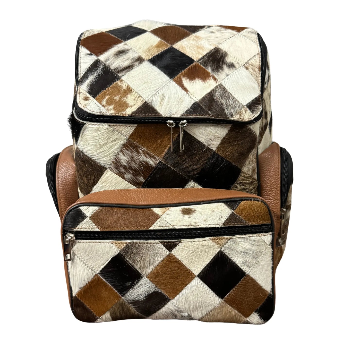 Cowhide Diaper Backpack Bag | Western Bag - Cowhide Kingdom