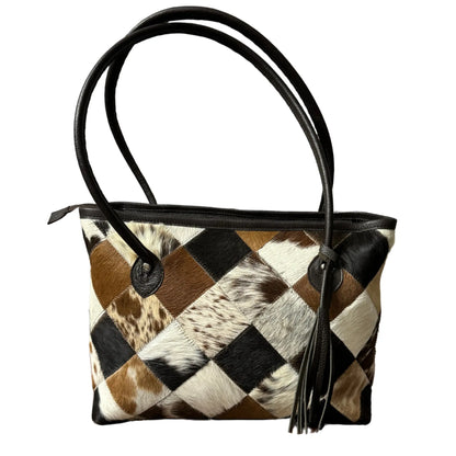 Cowhide Tote Bag Purse Cowhide Kingdom