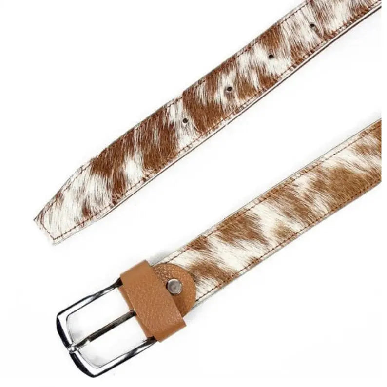 Real Cowhide Belt for Men - Cowhide Kingdom