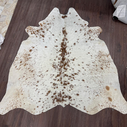 Handmade Cowhide Rug Tricolour | 100% Natural Hair-On Cowhide | Real Leather Living Room Rug — See Your Rug Before Free Shipping
