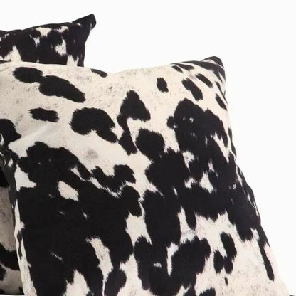 Set of 2 Tricolor Cowhide Pillow Cover - Cowhide Kingdom