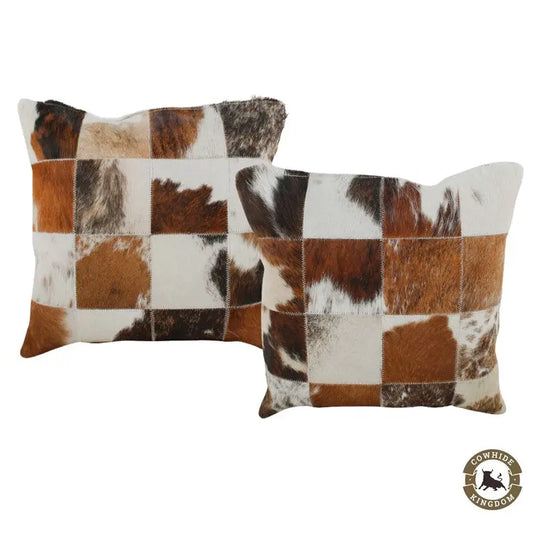 Exotic Cowhide Pillow Covers Set of 2 - Cowhide Kingdom