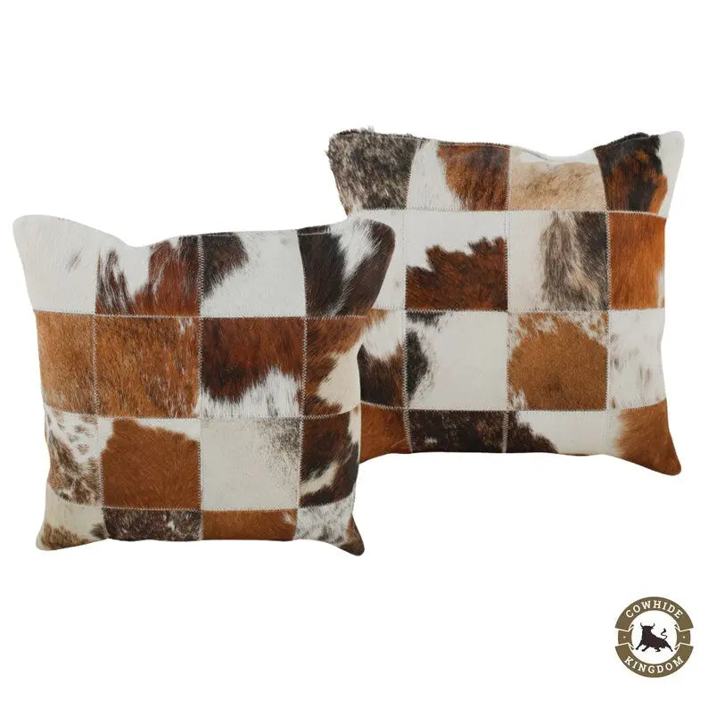 Exotic Cowhide Pillow Covers Set of 2 - Cowhide Kingdom