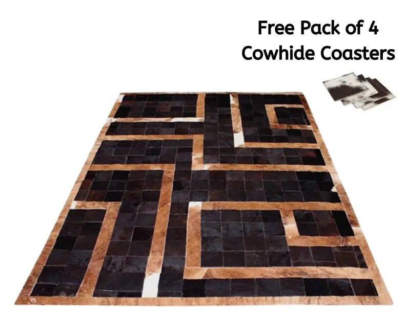 Cowhide Rug Cut File Handmade Cowhide Runner Rug - Cowhide Kingdom