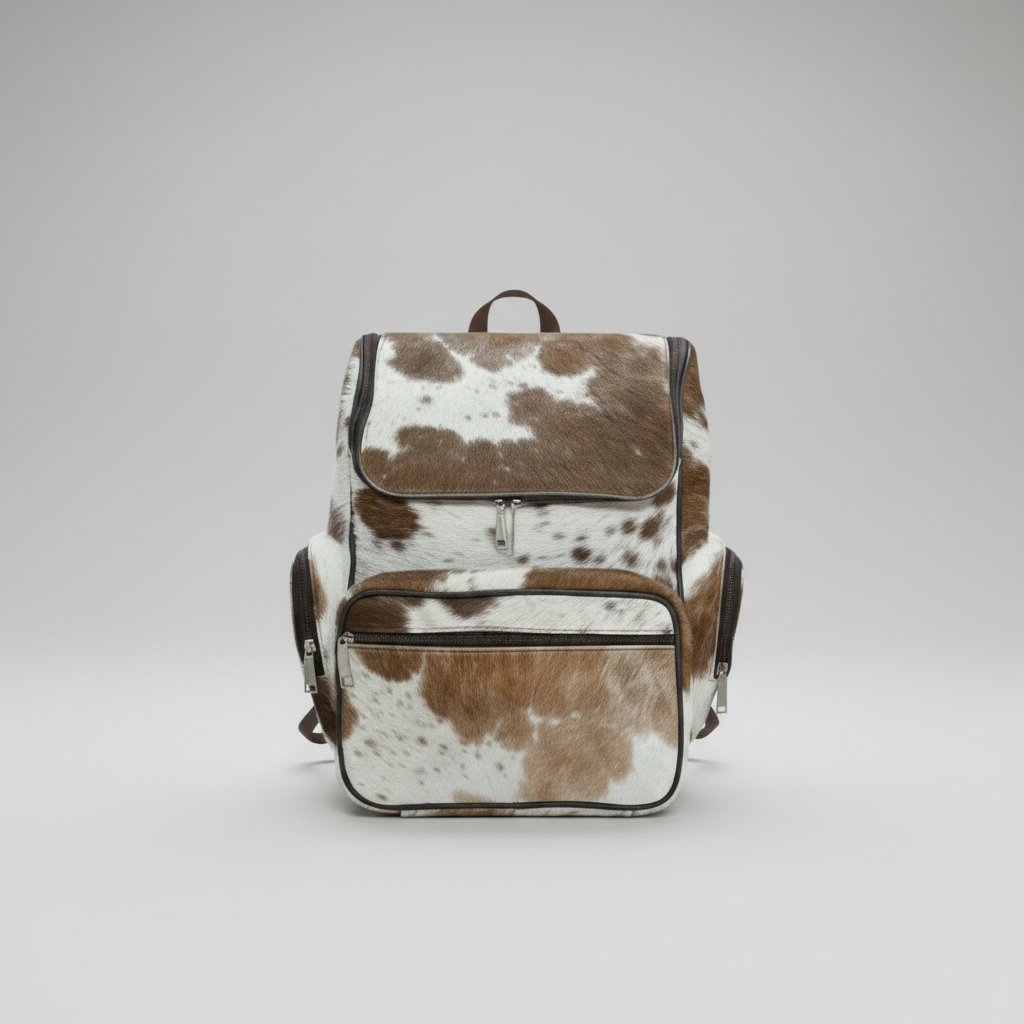 Handmade Cowhide Backpack Bag | Genuine Leather Laptop Backpack