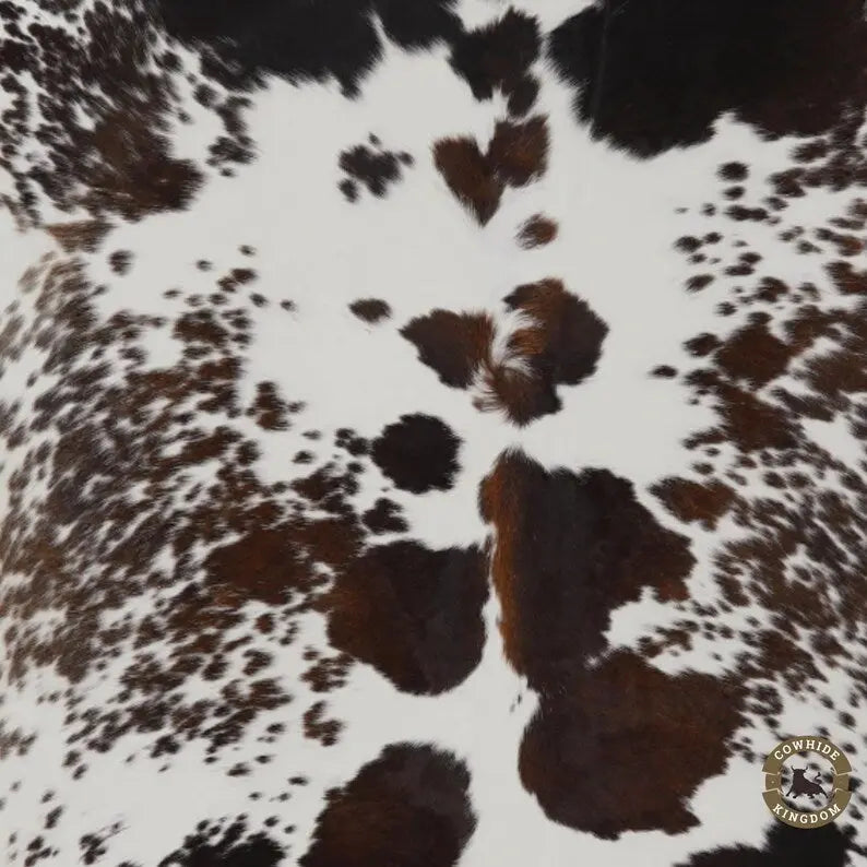 Amazing Tricolor Cowhide Rug - Cowhide Kingdom