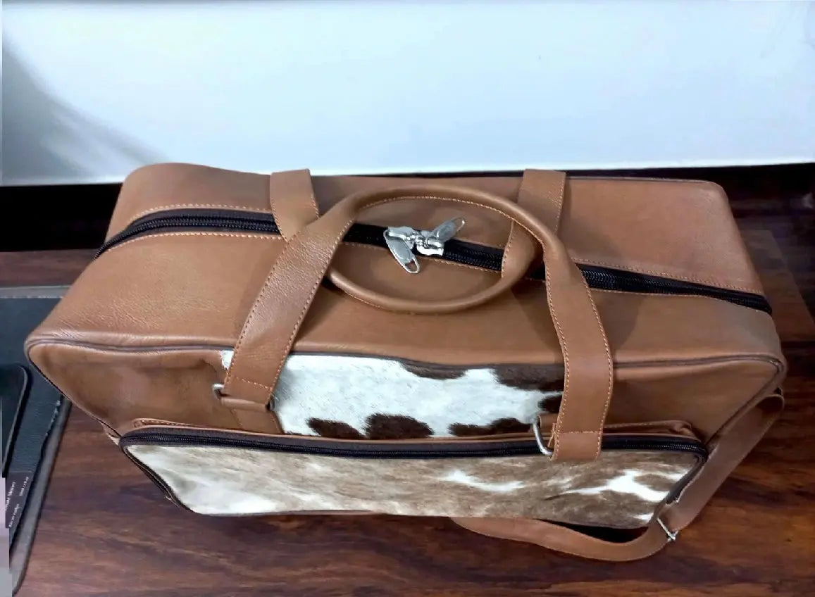 Cowhide Duffel Bag Cowhide Kingdom