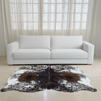 Tricolor Cowhide Rug Home Decor Cowhide Kingdom