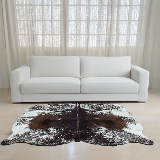 Tricolor Cowhide Rug Home Decor Cowhide Kingdom