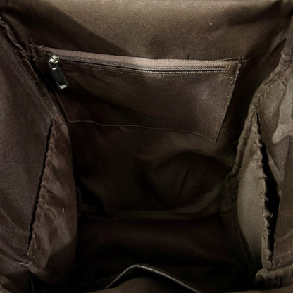 Black & White Genuine Hair-On Cowhide Leather Backpack Bag