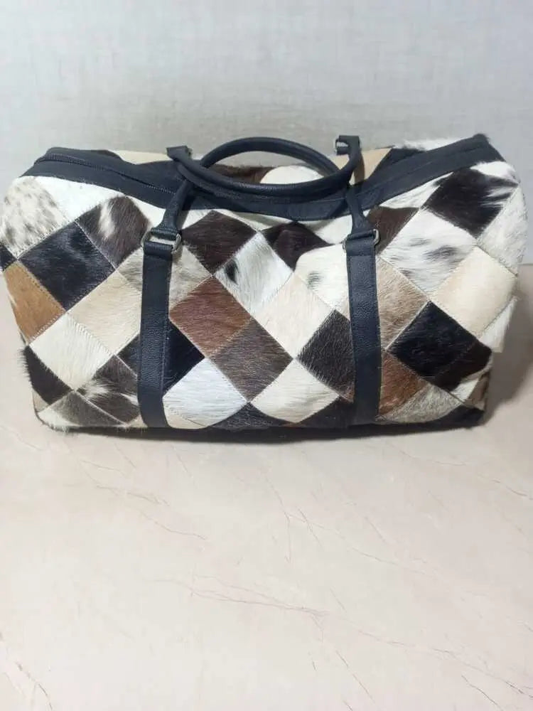 Cowhide Large Duffel Bag - Cowhide Kingdom