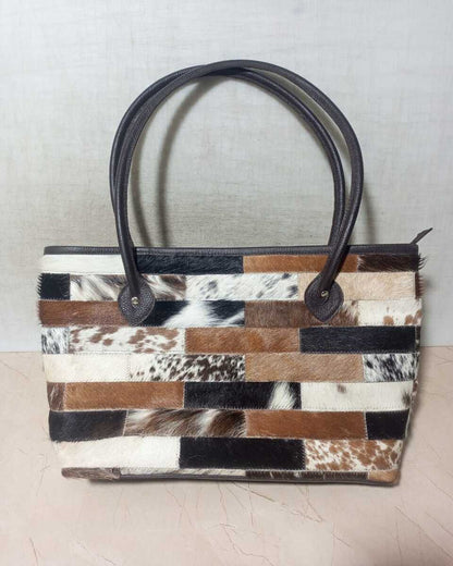 Real Cowhide Tote Bag - Cowhide Kingdom