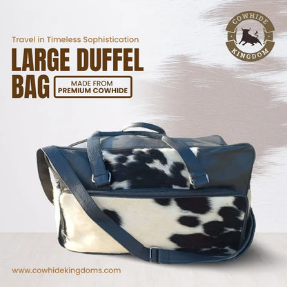 Cowhide Duffel Bag Leather Duffel Bag Cowhide Kingdom