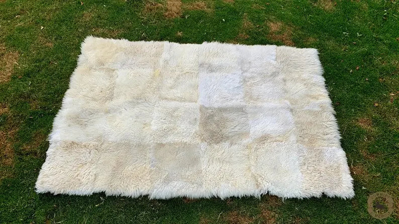 Real Sheepskin Rug Large - Cowhide Kingdom