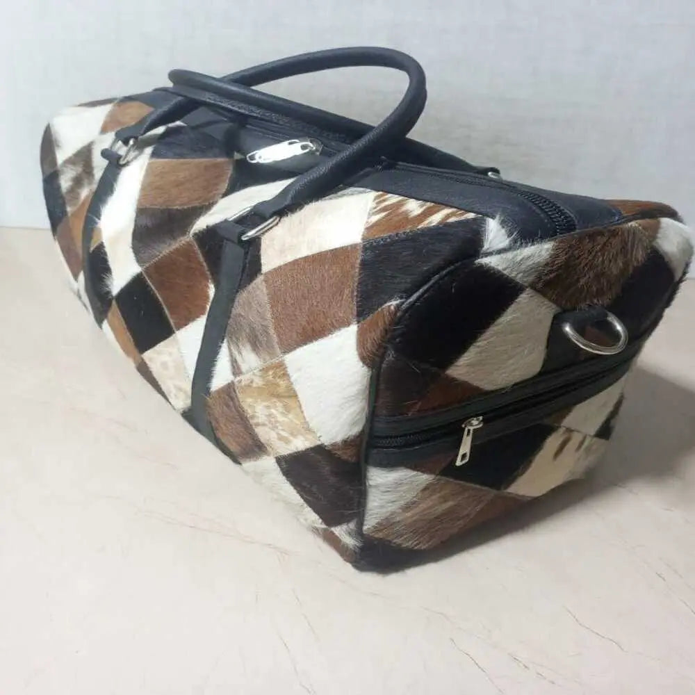 Cowhide Large Duffel Bag - Cowhide Kingdom