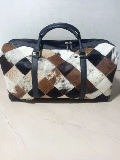 Cowhide Large Duffel Bag - Cowhide Kingdom