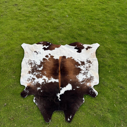 Natural Cowhide Rug Brown White – Genuine Tricolor Cowhide Area Rug