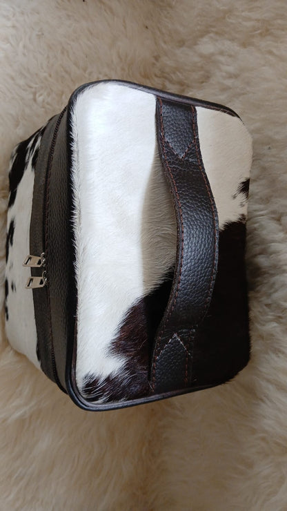 Real Cowhide Beauty Box | Handmade Leather Bridal Gift | See Your Box Before Free Shipping