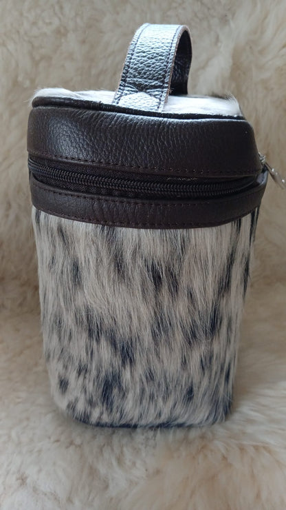 Handmade Cowhide Beauty Box | Genuine Leather Makeup Organizer | See Your Box Before Free Shipping