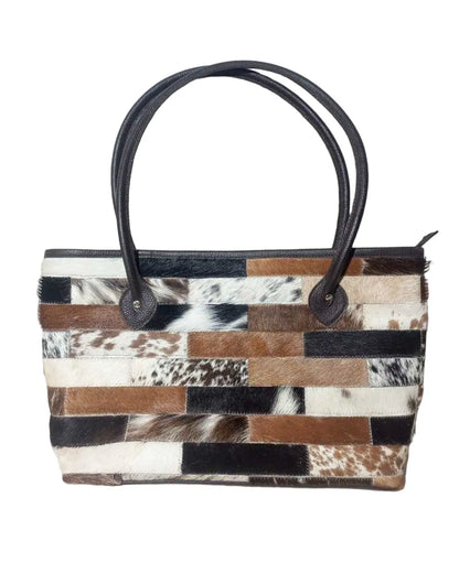 Real Cowhide Tote Bag - Cowhide Kingdom