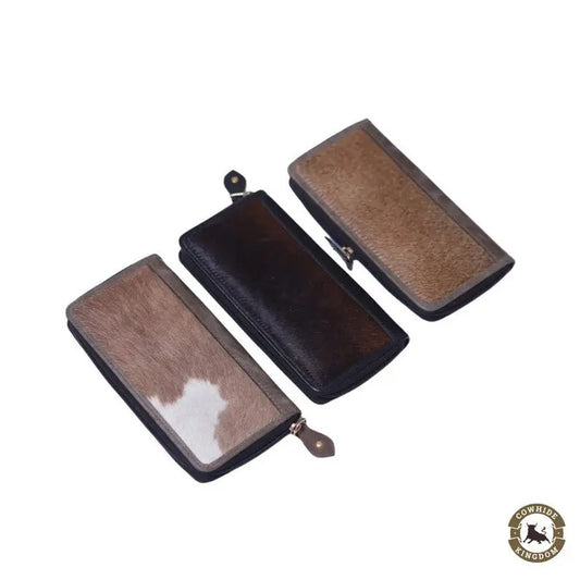 Real Cowhide Wallet Women - Cowhide Kingdom