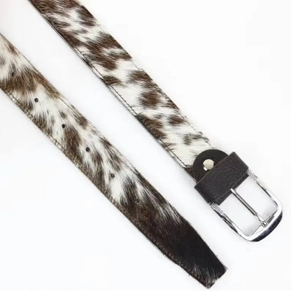 Tricolor Cowhide Belt for Men - Cowhide Kingdom