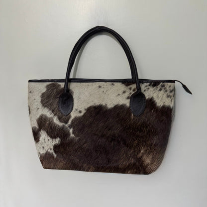 Genuine Cowhide Tote Bag Purse | Hair - On Leather Handbag | SEE YOUR EXACT BAG BEFORE FREE SHIPPING - Cowhide Kingdom