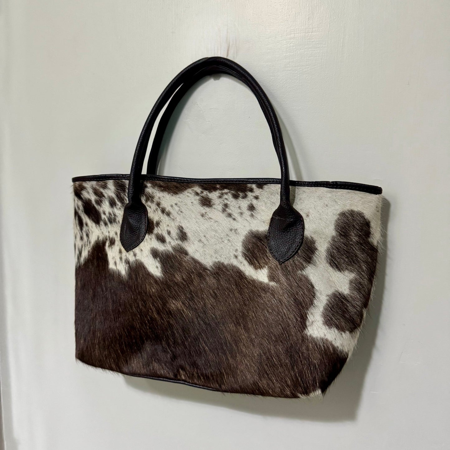 Genuine Cowhide Tote Bag Purse | Hair - On Leather Handbag | SEE YOUR EXACT BAG BEFORE FREE SHIPPING - Cowhide Kingdom