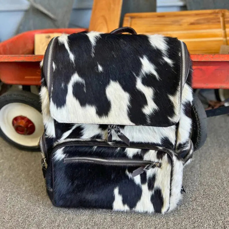 Cowhide Diaper Backpack Bag - Cowhide Kingdom