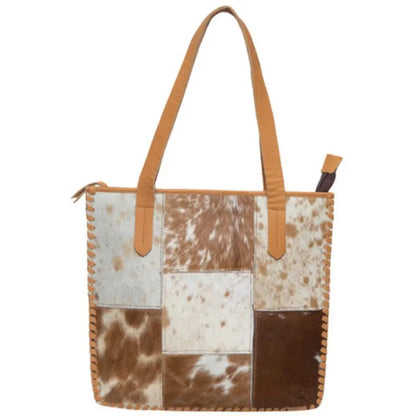 Real Cowhide Tote Bag - Cowhide Kingdom