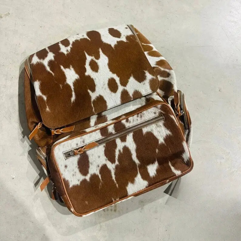 Cowhide Diaper Backpack Bag - Cowhide Kingdom