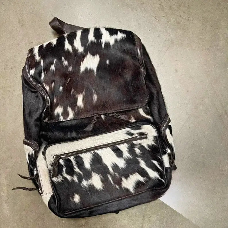 Cowhide Diaper Backpack Bag - Cowhide Kingdom