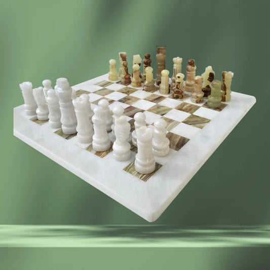 Marble Chess Board Set With Pieces